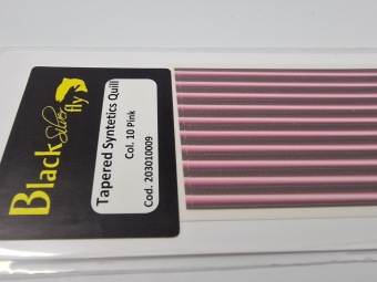 BSF Tapered Synthetic Quills 10 Pink