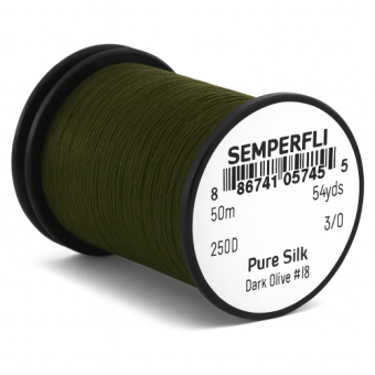 Pure Silk Dark Olive