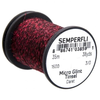 Semperfli Micro Glint Tinsel Claret