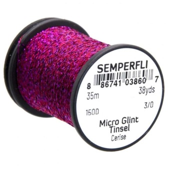 Semperfli Micro Glint Tinsel Cerise