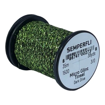 Semperfli Micro Glint Tinsel Dark Olive