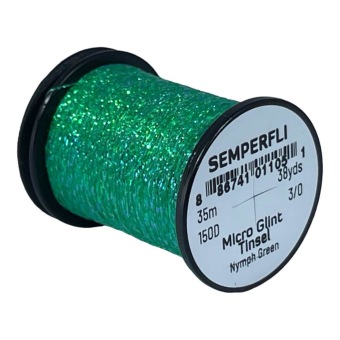 Semperfli Micro Glint Tinsel Nymph Green