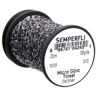 Semperfli Micro Glint Tinsel Old Silver