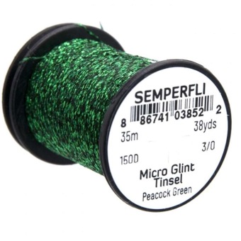 Semperfli Micro Glint Tinsel Peacock Green