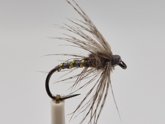 Size 10 Partridge & Blue Dun Wet Barbless