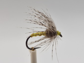 Size 10 Partridge & Yellow Wet Barbless