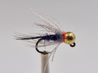 Size 12 Tungsten Purple Nymph Barbless