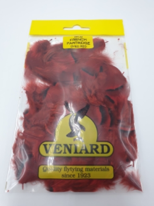 Veniard French Partridge Mixed Dyed Red 2 Gram