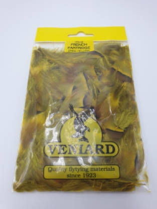 Veniard French Partridge Mixed Dyed Yellow 2 Gram