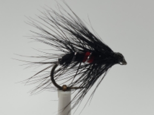 Size 12 Bibio Black Wet Barbless