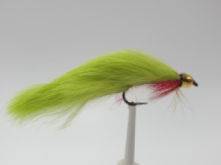 Size 10 Conehead Zonker Chartreuse Barbless