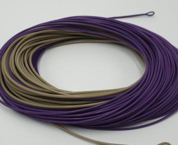 A&M WF8 Pike Fly line Intermediate  - Purple / Camo