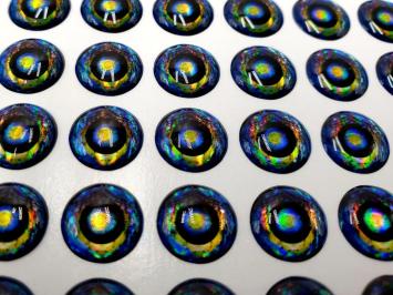 Multi Rainbow Eyes 6 mm