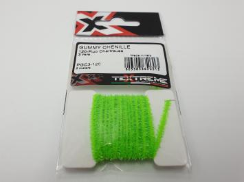 Gummy Chenille 3 mm - 120 Fluo Chartreuse