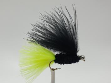 Size 10 Cats Whisker Chartreuse Black