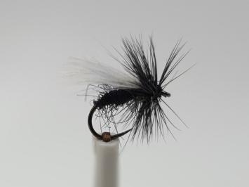 Size 22 Midge CDC Black Barbless