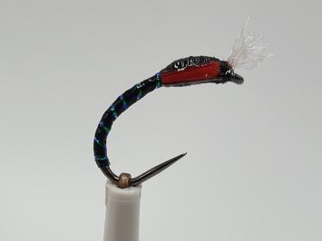 Size 12 Buzzer Holo Black Barbless