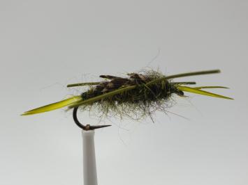 Size 16 Nemec Stone Olive Barbless