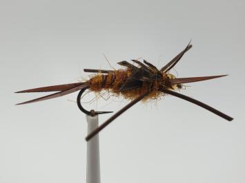 Size 16 Nemec Stone Brown Bead Head Barbless