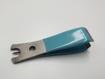 A&M Nipper Small LT Blue / Nickle