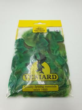 Veniard French Partridge Mixed Dyed Green 2 Gram