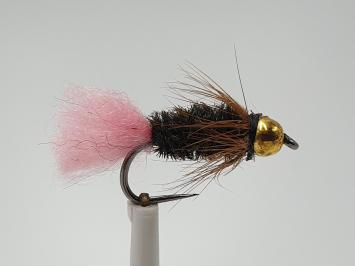 Size 12 Pink Tag Bead Head Barbless
