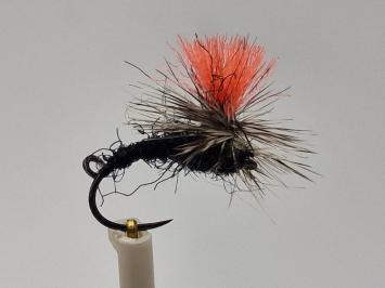 Size 10 Klink & Dink Black Orange Barbless