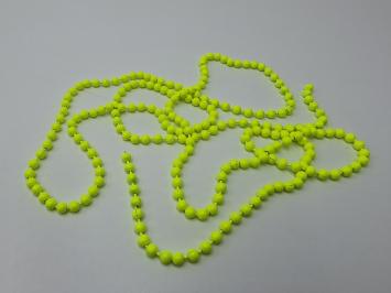 Bead Chain Eyes Fl Yellow 3,2 mm - 100 cm