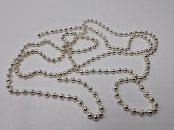 Bead Chain Eyes Silver 3,2 mm - 100 cm