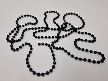 Bead Chain Eyes Black 3,2 mm - 100 cm