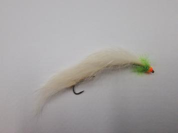Size 10 Snakefly Tungsten White Barbless