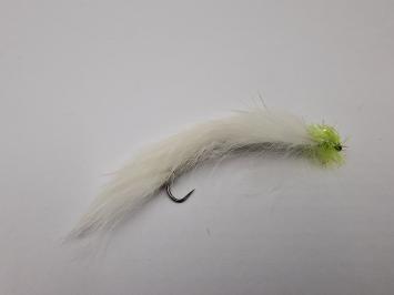 Size 10 Snakefly White Barbless