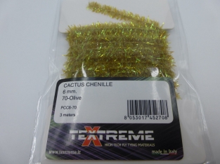 Cactus Chenille 6 mm - 70 Olive