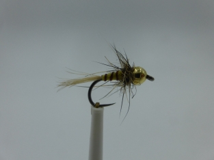 Size 12 Tungsten Condor  Olive Barbless