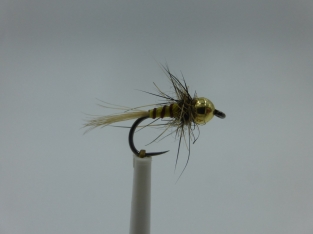 Size 12 Tungsten Condor  Olive Barbless