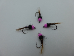 Size 14 Tungsten Pink TT Pheasant Barbless