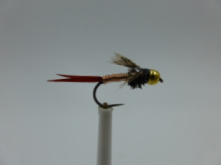 Size 18 Copper John Bead Head Barbless