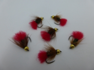 Size 12 Red Tag Bead Head barbless