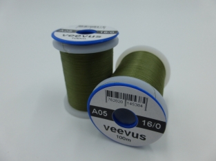 Veevus 16/0 Olive Dun A05