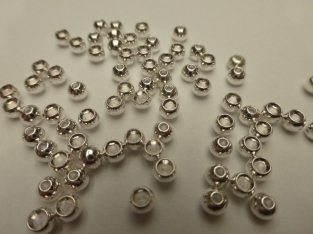 Brass Bead Silver 3,0 mm