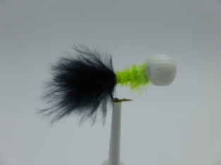 Size 10 A&M Boobie Black / Chartreuse