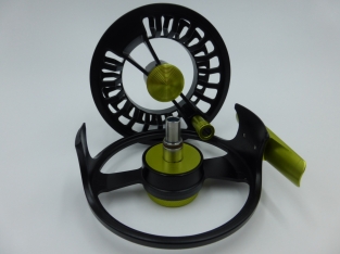 A&M XF # 7/8 Black/Green Fly Reel