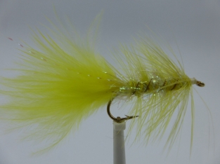 Size 10 Crystal Bugger Yellow