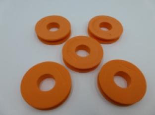 EVA Foam Leader Spool - Orange  - 5 stuks