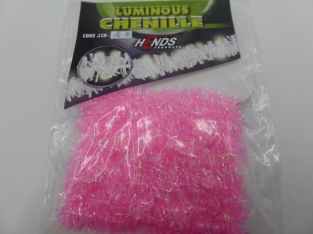 Luminous Chenille Pink 10 mm