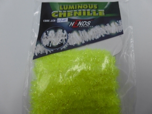 Luminous Chenille Fluo Yellow 6 mm