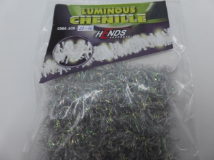 Luminous Chenille Grey 10 mm