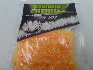Luminous Chenille Orange 10 mm