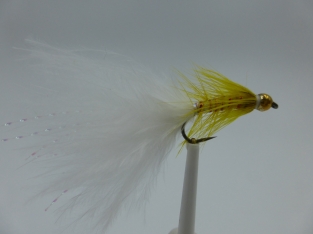 Size 10 Trout Dancer White Barbless