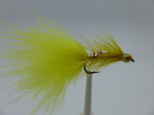 Size 10 Trout Dancer Yellow Barbless